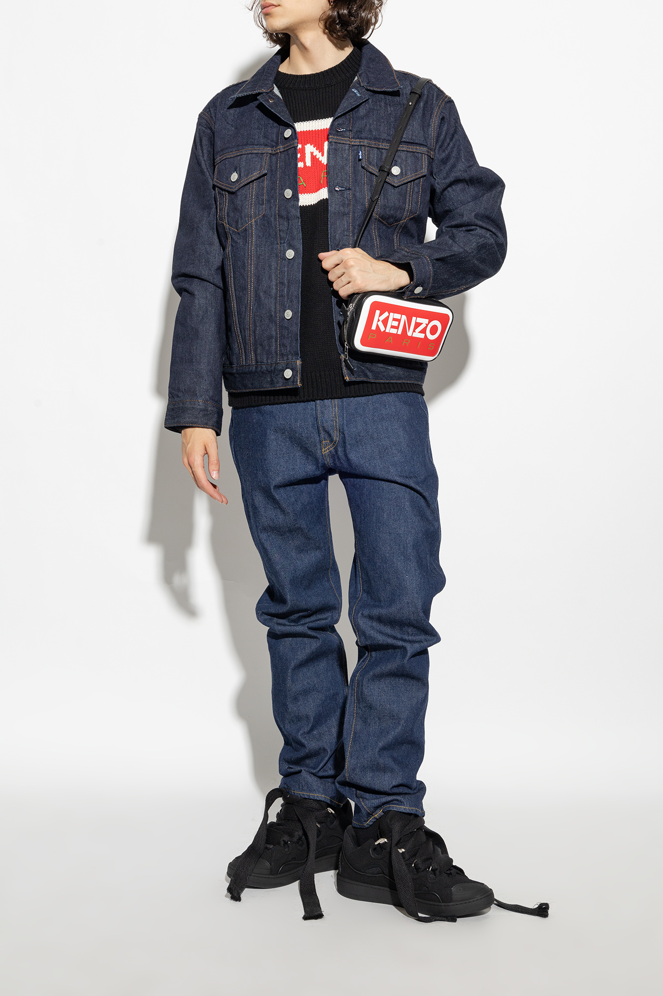 トップス Gadid anoniem BERNY / BLACK size1 SNIPES Globe Studs Oversized Hoodie czarny (SIM243-006-1)